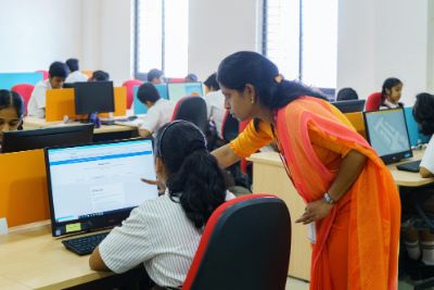 Computer lab at National Public school {NPS}