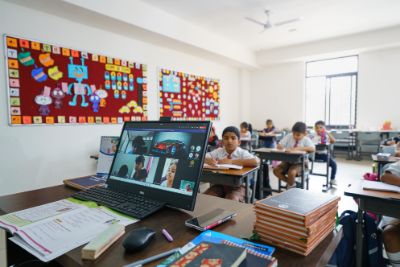 Smart classroom at CBSE NPS, Bangalore