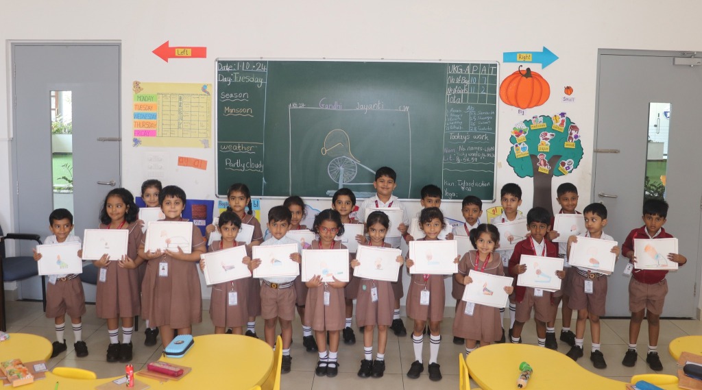 Gandhi Jayanti Celebration - National Public School, JP Nagar